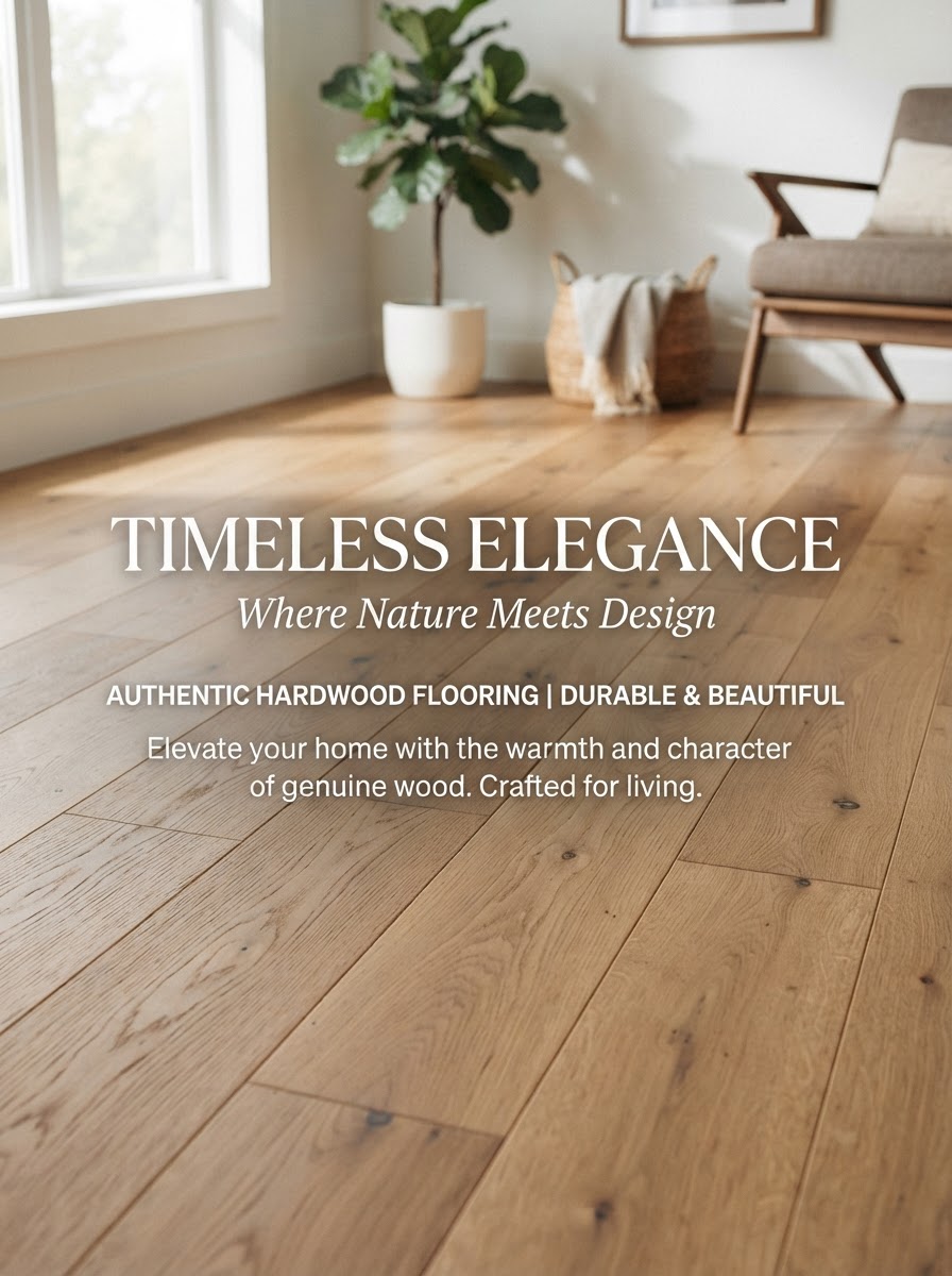 Timeless elegance wood flooring promotion